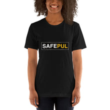 Load image into Gallery viewer, Safepul black logo Unisex t-shirt