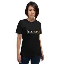 Load image into Gallery viewer, Safepul black logo Unisex t-shirt