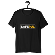 Load image into Gallery viewer, Safepul black logo Unisex t-shirt