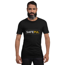 Load image into Gallery viewer, Safepul black logo Unisex t-shirt