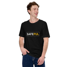 Load image into Gallery viewer, Safepul black logo Unisex t-shirt