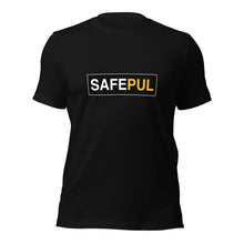 Load image into Gallery viewer, Safepul black logo Unisex t-shirt