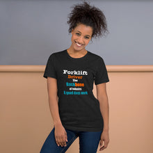 Load image into Gallery viewer, Safepul Forklift driver Unisex black t-shirt