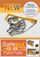 Load image into Gallery viewer, Safepul Pallet Puller (Blue) with a White 5m Strap.