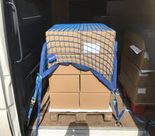 Load image into Gallery viewer, Van Load Restraint Net with 4 x 2m ratchet straps