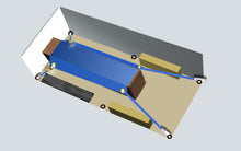 Load image into Gallery viewer, Van Load Restraint Net with 4 x 2m ratchet straps