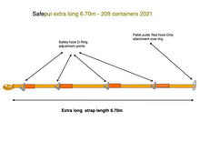Load image into Gallery viewer, Safepul 20ft Container Pallet Puller with 6.7m Strap.