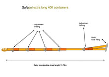 Load image into Gallery viewer, Safepul Container Pallet Puller (Replacement) 11.70m Twin strap