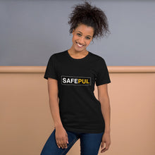 Load image into Gallery viewer, Safepul black logo Unisex t-shirt