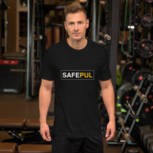 Load image into Gallery viewer, Safepul black logo Unisex t-shirt