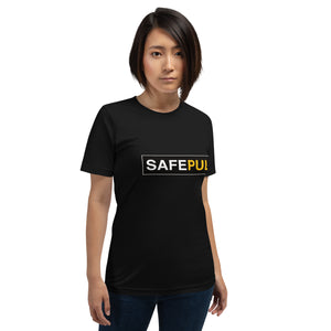 Safepul black logo Unisex t-shirt